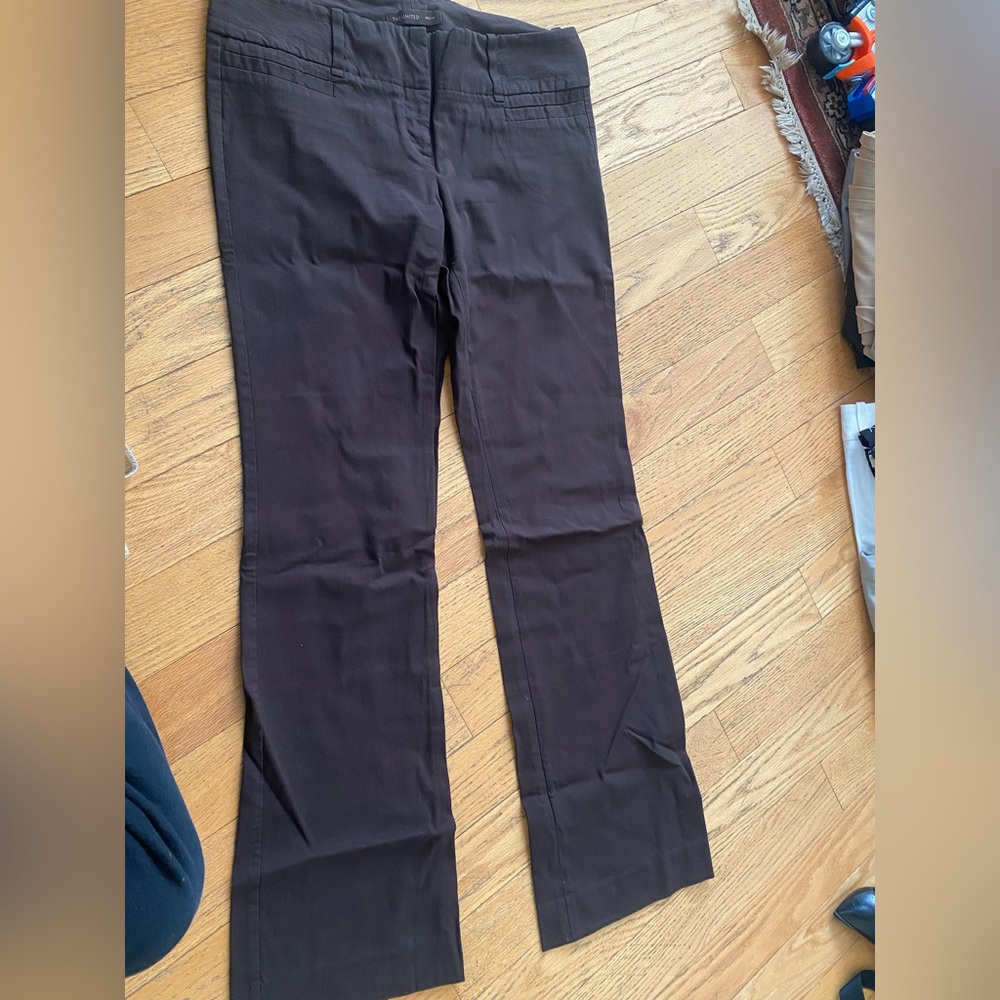The Limited Drew Fir size 10 tall black work pants